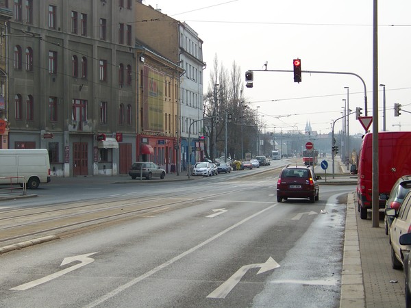 The photo for Legalizace průjezdu křižovatkou Švábky směr centrum.